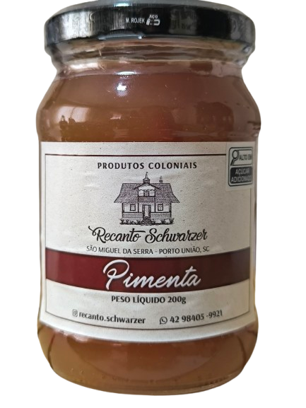 Geleia artesanal de pimenta Recanto Schwarzer