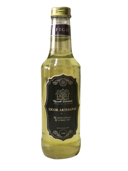 Licor artesanal de figo Recanto Schwarzer